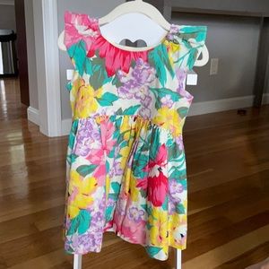 Gap flora linen dress